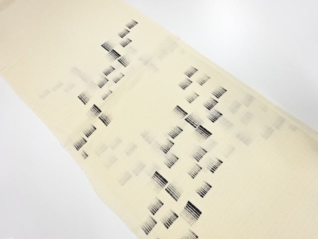 未使用品　正絹　夏　絽　縮緬地帯揚げ